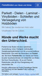 Mobile Screenshot of parkett-witt.de
